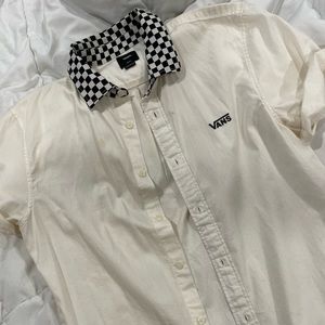 Vans Button down checkered shirt